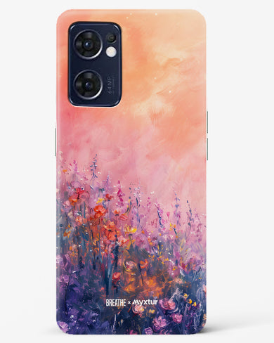 Brushed Flowers [BREATHE] Hard Case Phone Cover (Oppo)