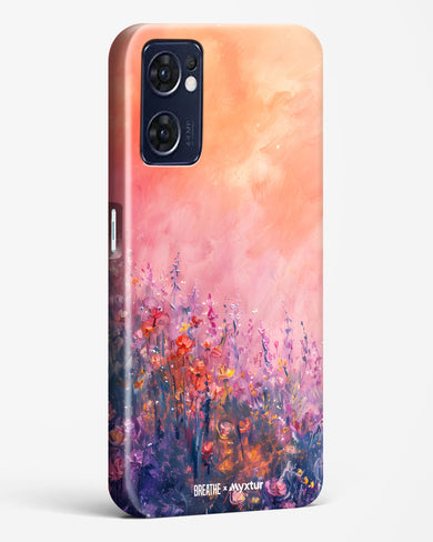 Brushed Flowers [BREATHE] Hard Case Phone Cover (Oppo)