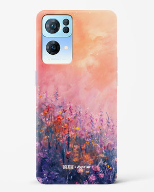 Brushed Flowers [BREATHE] Hard Case Phone Cover (Oppo)