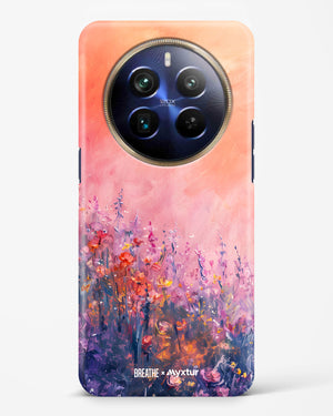 Brushed Flowers [BREATHE] Hard Case Phone Cover (Realme)