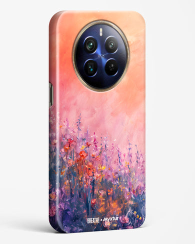 Brushed Flowers [BREATHE] Hard Case Phone Cover (Realme)