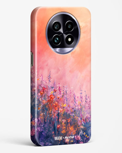 Brushed Flowers [BREATHE] Hard Case Phone Cover (Realme)