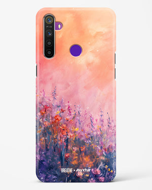 Brushed Flowers [BREATHE] Hard Case Phone Cover (Realme)