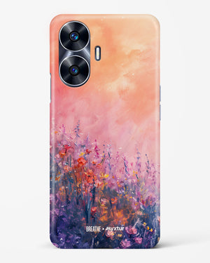 Brushed Flowers [BREATHE] Hard Case Phone Cover (Realme)