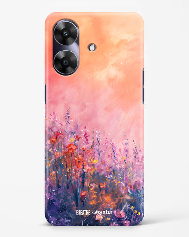 Brushed Flowers [BREATHE] Hard Case Phone Cover (Realme)