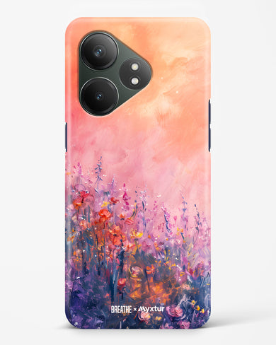 Brushed Flowers [BREATHE] Hard Case Phone Cover (Realme)