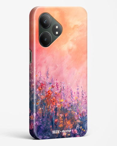 Brushed Flowers [BREATHE] Hard Case Phone Cover (Realme)