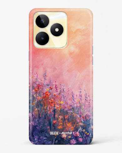 Brushed Flowers [BREATHE] Hard Case Phone Cover (Realme)
