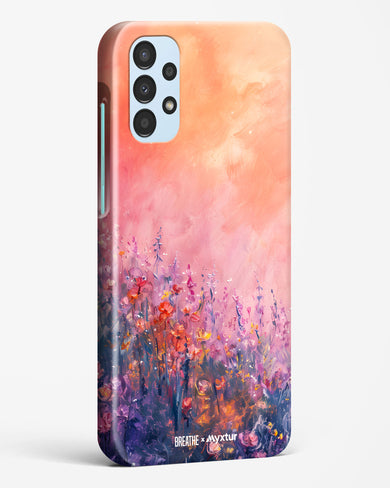 Brushed Flowers [BREATHE] Hard Case Phone Cover (Samsung)