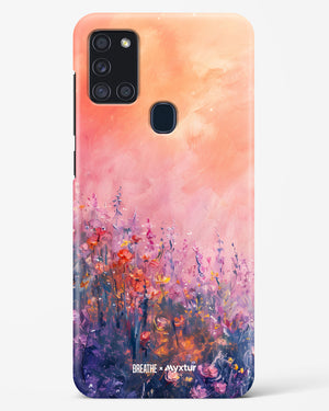 Brushed Flowers [BREATHE] Hard Case Phone Cover (Samsung)