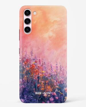 Brushed Flowers [BREATHE] Hard Case Phone Cover (Samsung)