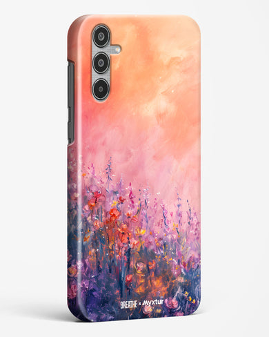 Brushed Flowers [BREATHE] Hard Case Phone Cover (Samsung)