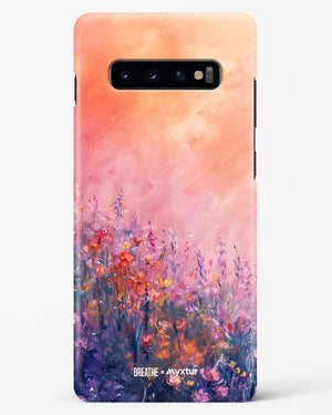 Brushed Flowers [BREATHE] Hard Case Phone Cover (Samsung)