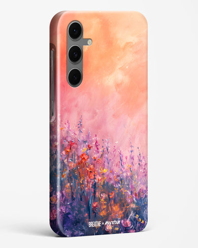 Brushed Flowers [BREATHE] Hard Case Phone Cover (Samsung)