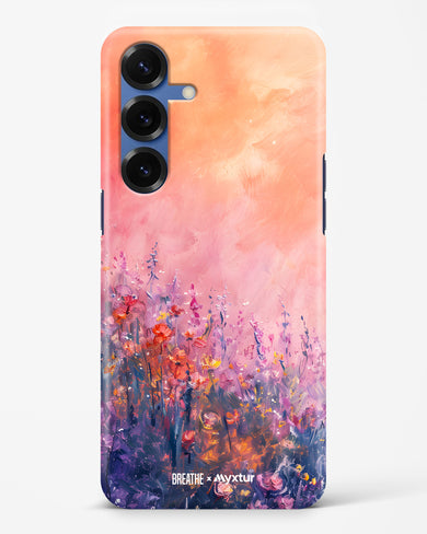 Brushed Flowers [BREATHE] Hard Case Phone Cover (Samsung)