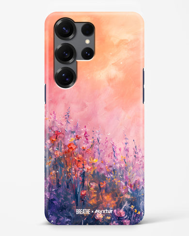 Brushed Flowers [BREATHE] Hard Case Phone Cover (Samsung)