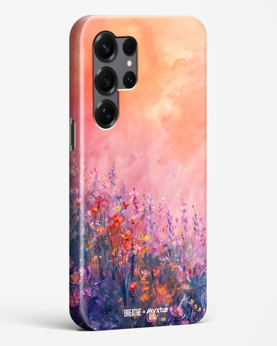 Brushed Flowers [BREATHE] Hard Case Phone Cover (Samsung)