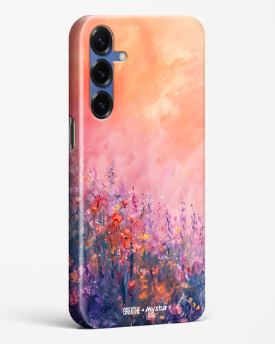 Brushed Flowers [BREATHE] Hard Case Phone Cover (Samsung)