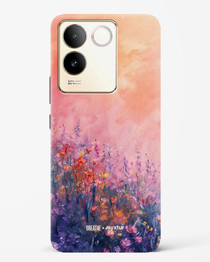 Brushed Flowers [BREATHE] Hard Case Phone Cover (Vivo)