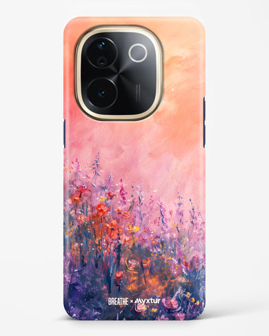 Brushed Flowers [BREATHE] Hard Case Phone Cover (Vivo)