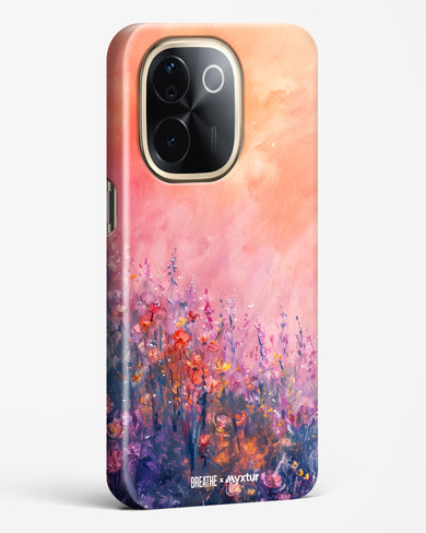 Brushed Flowers [BREATHE] Hard Case Phone Cover (Vivo)
