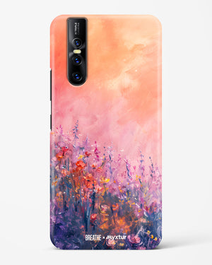 Brushed Flowers [BREATHE] Hard Case Phone Cover (Vivo)