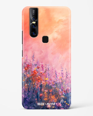 Brushed Flowers [BREATHE] Hard Case Phone Cover (Vivo)