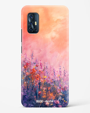 Brushed Flowers [BREATHE] Hard Case Phone Cover (Vivo)