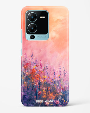 Brushed Flowers [BREATHE] Hard Case Phone Cover (Vivo)