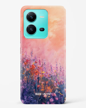 Brushed Flowers [BREATHE] Hard Case Phone Cover (Vivo)