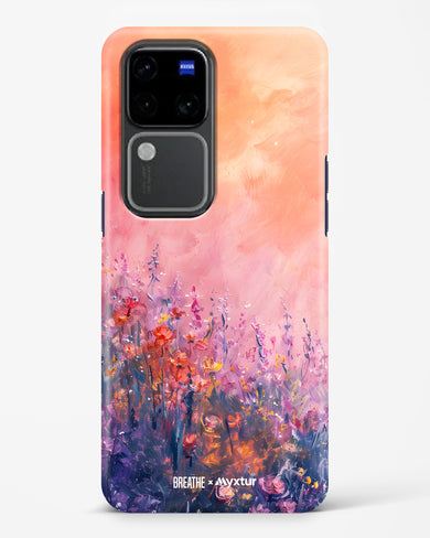 Brushed Flowers [BREATHE] Hard Case Phone Cover (Vivo)