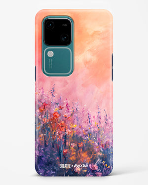 Brushed Flowers [BREATHE] Hard Case Phone Cover (Vivo)