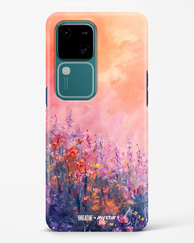 Brushed Flowers [BREATHE] Hard Case Phone Cover (Vivo)