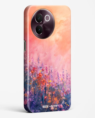 Brushed Flowers [BREATHE] Hard Case Phone Cover (Vivo)