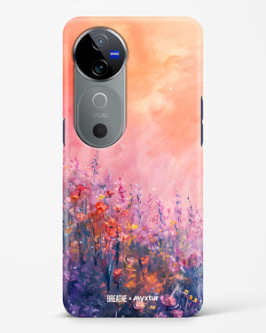 Brushed Flowers [BREATHE] Hard Case Phone Cover (Vivo)
