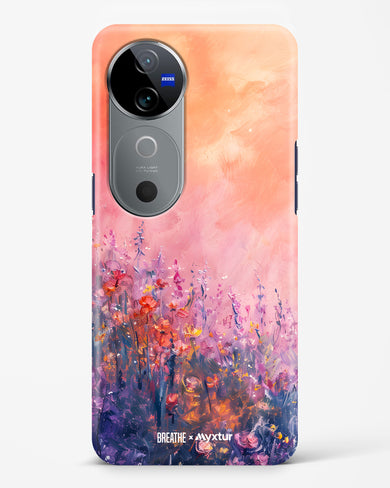 Brushed Flowers [BREATHE] Hard Case Phone Cover (Vivo)