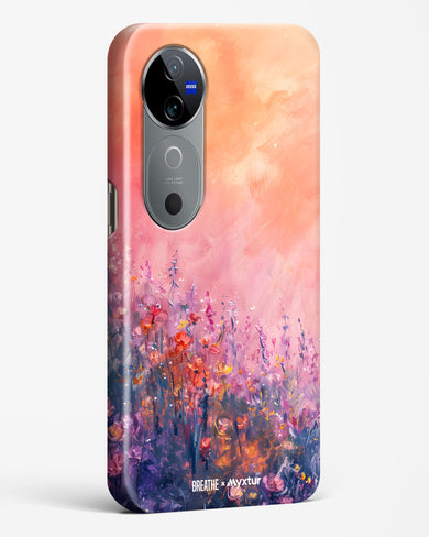 Brushed Flowers [BREATHE] Hard Case Phone Cover (Vivo)