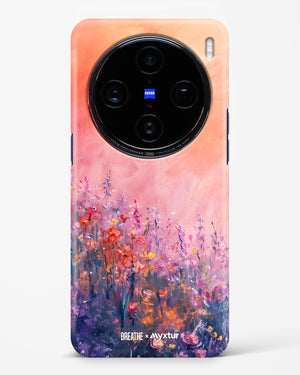 Brushed Flowers [BREATHE] Hard Case Phone Cover (Vivo)