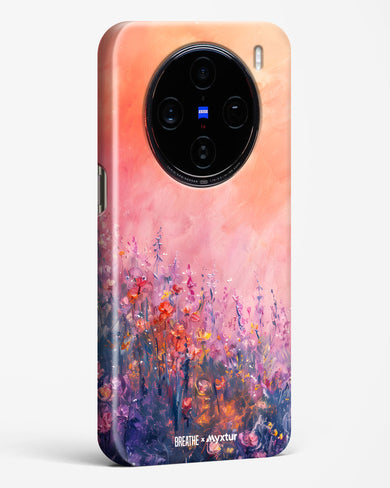 Brushed Flowers [BREATHE] Hard Case Phone Cover (Vivo)