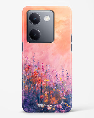 Brushed Flowers [BREATHE] Hard Case Phone Cover (Vivo)