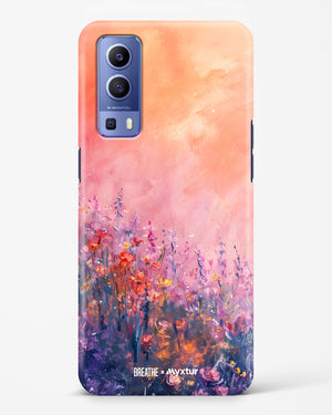 Brushed Flowers [BREATHE] Hard Case Phone Cover (Vivo)