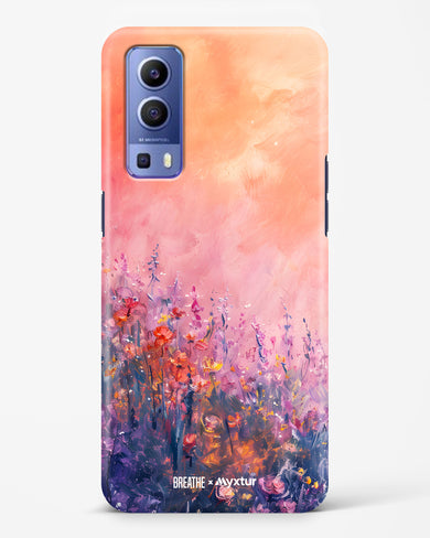 Brushed Flowers [BREATHE] Hard Case Phone Cover (Vivo)