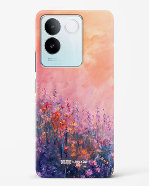 Brushed Flowers [BREATHE] Hard Case Phone Cover (Vivo)