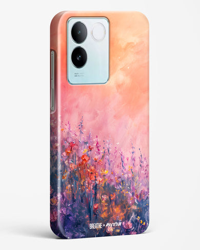 Brushed Flowers [BREATHE] Hard Case Phone Cover (Vivo)