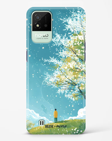 Cherry Blossom Crusade [BREATHE] Hard Case Phone Cover (Realme)
