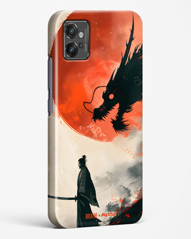 Dragon Samurai [BREATHE] Hard Case Phone Cover (Motorola)