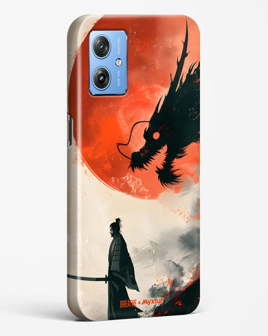 Dragon Samurai [BREATHE] Hard Case Phone Cover (Motorola)