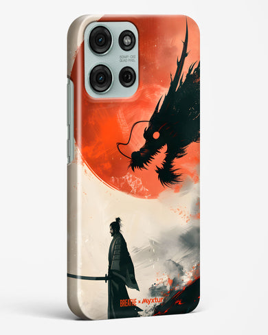 Dragon Samurai [BREATHE] Hard Case Phone Cover (Motorola)