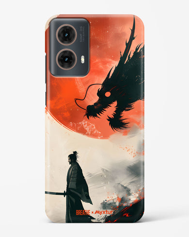 Dragon Samurai [BREATHE] Hard Case Phone Cover (Motorola)