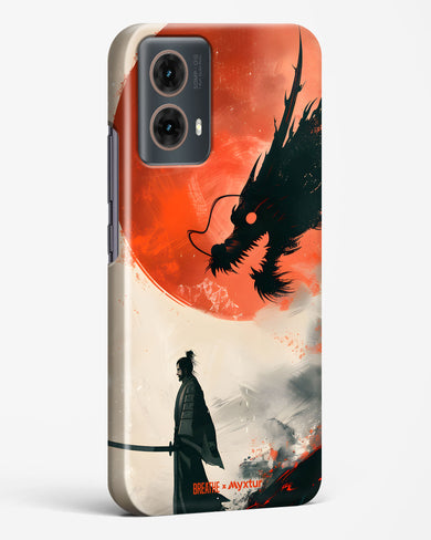 Dragon Samurai [BREATHE] Hard Case Phone Cover (Motorola)